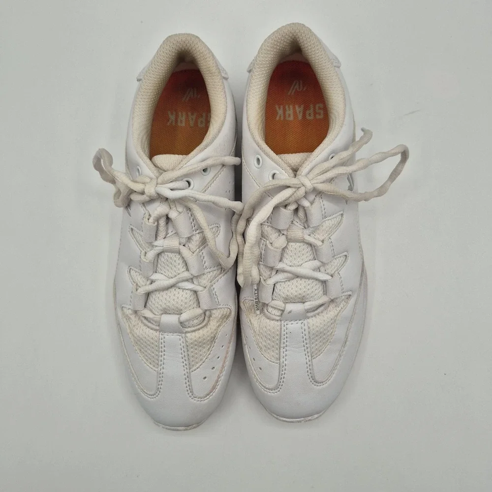 Varsity Spark Shoes Womens Size 7 White Mesh Cheerleading Sneakers 102817